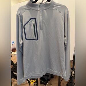 Peter Millar Forge Performance Quarter Zip Sz M